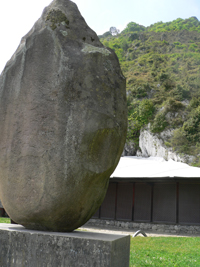 stone ax sculpture